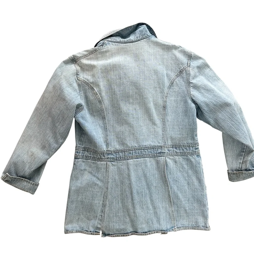 Vintage 70s Levi’s Orange Tab Denim Chore Coat USA Made Large - Picture 2 of 9